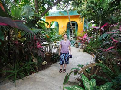 Our accommodation in Tulum had a rather nice garden