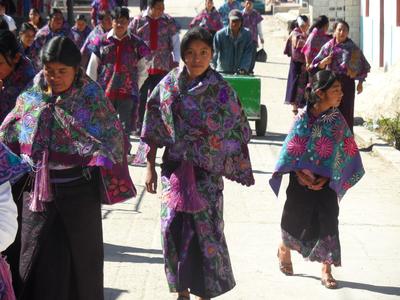 Traditional dress in Zinacantan