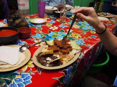 Following some miscommunication with the staff, we were served milanesa - chicken schnitzel. It was so good, we came back the next day for more.