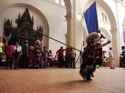 In the church, Chiapa de Corzo