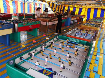 These people sure love their foosball