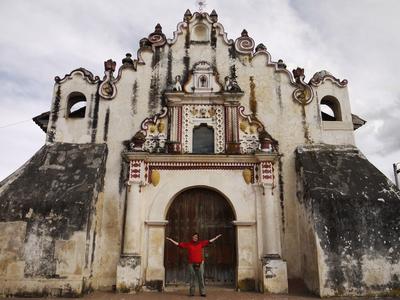 Iglesia San Jacinto, Salcaja. Reportedly the oldest church in central America