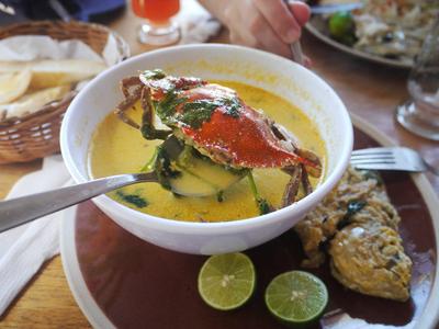 Tapado, a traditional Garifuna soup. Yum yum