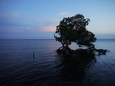 Sunset at the southern beachfront