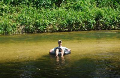 River tubing at Cockscomb