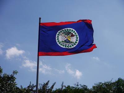 Belizean flag, Lamanai