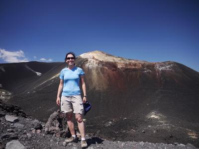 View from the crater lip