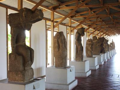 Precolumbian sculptures from Zapatera island, Granada