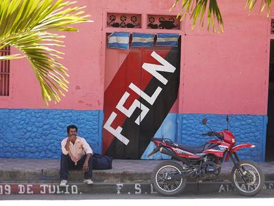 Sandinista imagery decorates the town of Altagracia in Ometepe, even though the island was one of the few places in Nicaragua to escape the civil war.