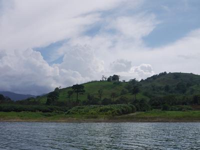 Lago Arenal. An artifical lake actually, part of a hydroelectric scheme.