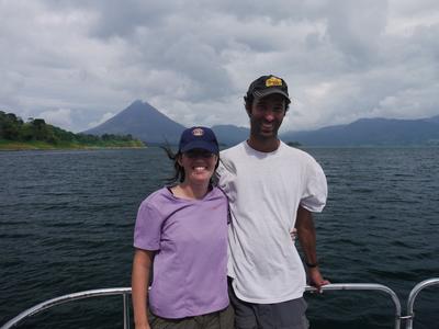 First views of volcan Arenal