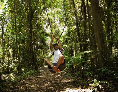 Things to do before you die: swing from a vine - check!