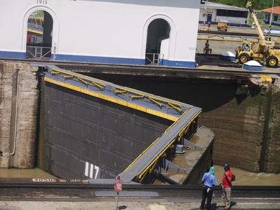 The locks in their closed position