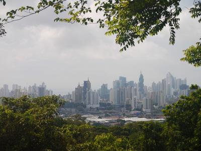 Downtown from the Parque Metropolitano