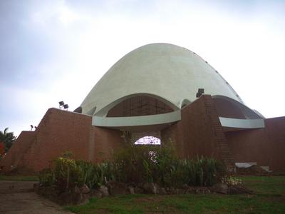 Panama City's Baha'i temple. It was closed for renovations unfortunately.