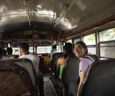 Last bus ride of the Central American journey!!