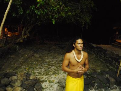 The program at Tiki Village includes a briefing on Tahitian craft and culture - plants and their uses, fare (dwelling) construction, social norms etc. We know enough about these topics by now to tell if the guide is knowledgeable, and this one was very knowledgeable (can't recall his name unfortunately - it was long and complicated!) He later turned out to be one of the best dancers in the troupe as well.