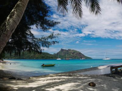 View from the beach at the Maitai hotel