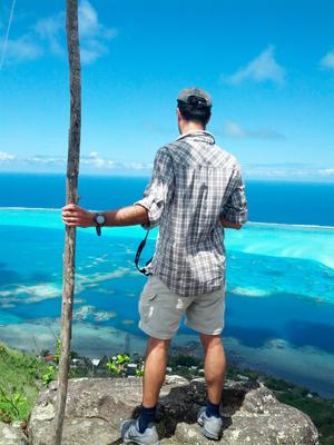 Checking out the lagoon