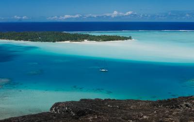 The tip of motu Tuanai