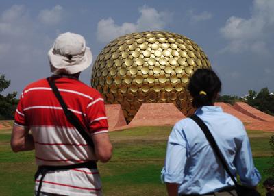 at Auroville, Pondicherry