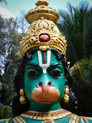 Hanuman the monkey-god