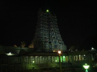 A vimanam by night