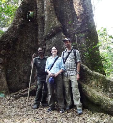 Guides in the park are all recruited from a local tribe.