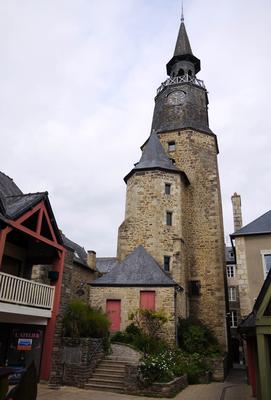 The clock tower, Dinan