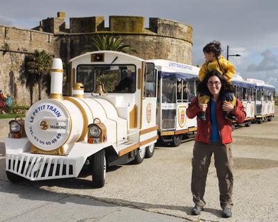 This is by far the biggest attraction in Saint Malo, or in any city really, according to Adam.