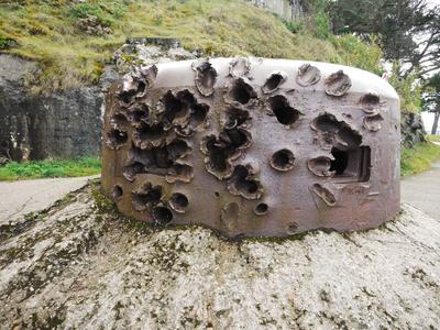 Across from Saint Malo are the remains of Fort D'alet - a fortified WWII era German camp.