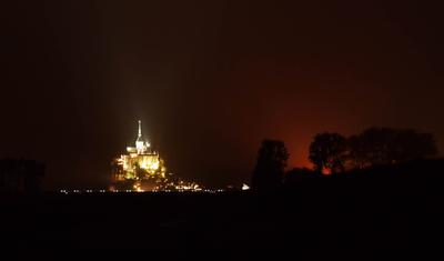 Pretty sure Disney got the design for their castle right here.. The Mont is really impressive to see, from any distance.