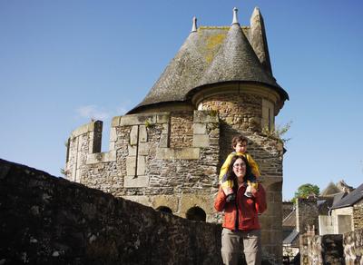 Whew, we survived the rain and made it to Fougeres!