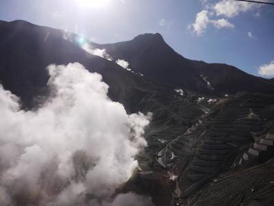 There is also a geothermal area 大涌谷（owakudani）, which was off-limits until a week before our visit due to increased gas activity.