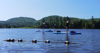 Today's lake is Lac Raymond