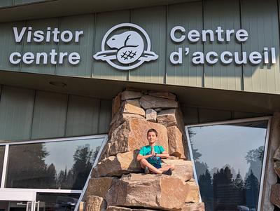 Lake Louise visitor centre. There was an indigenous-run bubble tea shop there! Go figure.