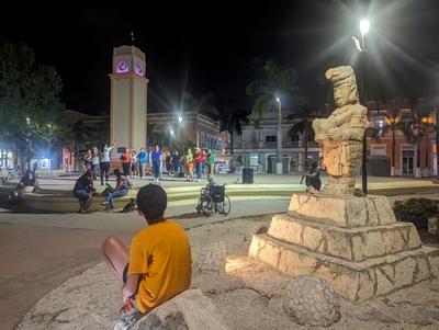 Cozumel town square