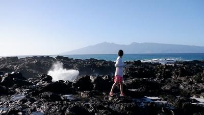 Makaluapuna point - did I mention the swell?