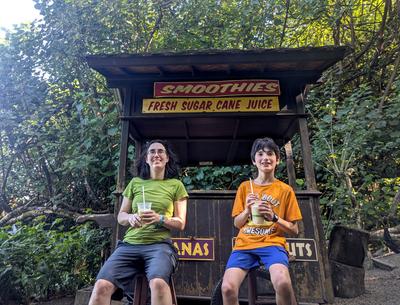 Snack break on the Hana highway